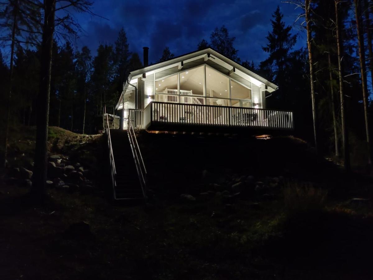 Villa Sirius Sieri, Nice Log-Cottage By The Lake Rovaniemi Exterior foto