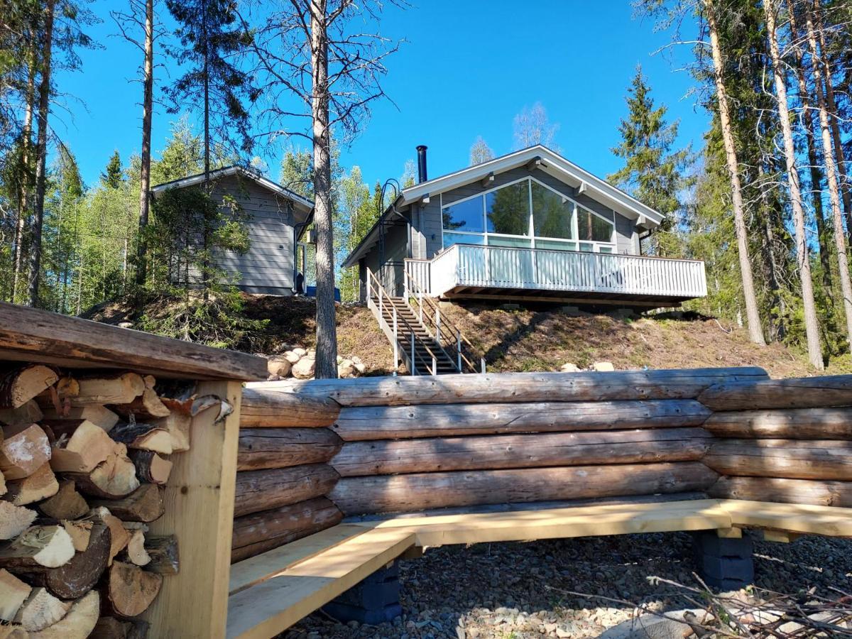 Villa Sirius Sieri, Nice Log-Cottage By The Lake Rovaniemi Exterior foto