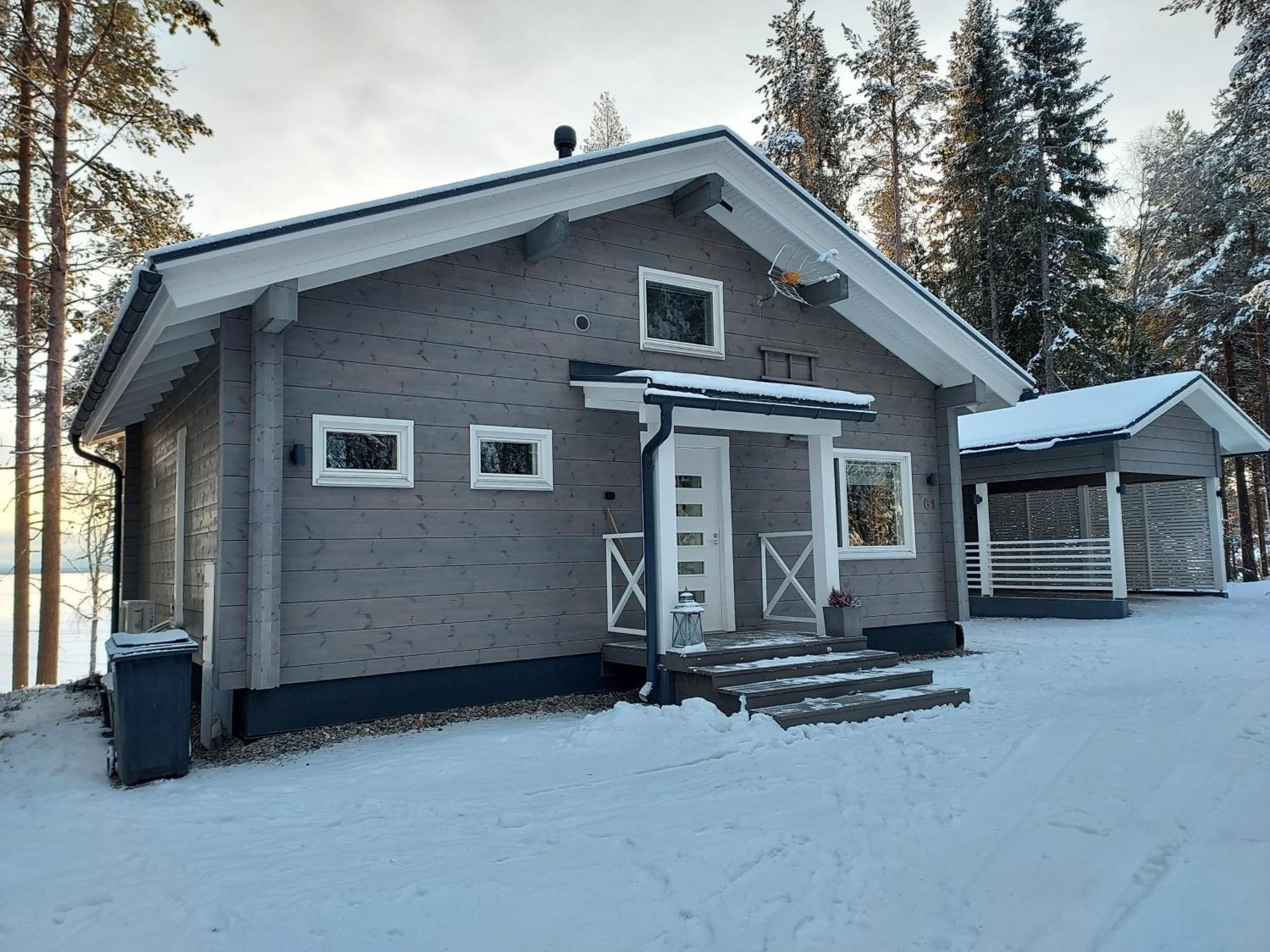 Villa Sirius Sieri, Nice Log-Cottage By The Lake Rovaniemi Exterior foto